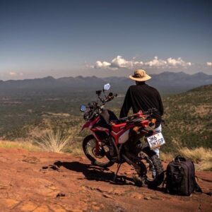 Tom Nevin - wanderer and vagabond, chasing the unknown on his iron horse